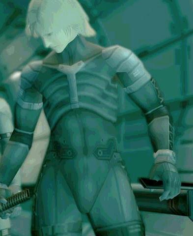 Looking at the sword. Can you see Snake?
