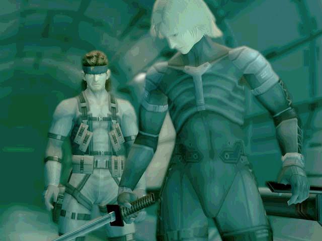 Snake and I. Snake gave me a sword.