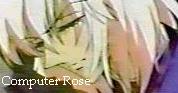Computer Rose......Darkness in Pink...
